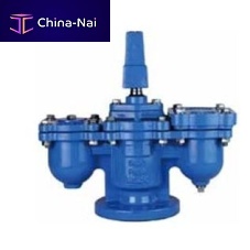 Compressed air safety relief valve for pipelinesthreadedflange