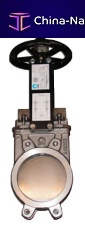 Knife gate valve A serieswith handwheelshut-offwafer