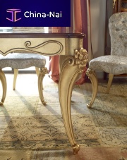 Classic dining table OLGA walnutrectangularextending