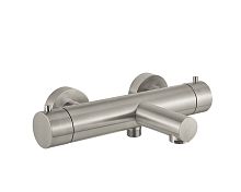 Double-handle bathtub mixer tap 440AI7160wall-mountedthermostaticstainless steel 316L