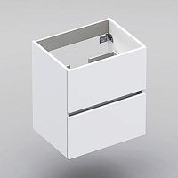 Wall-hung washbasin cabinet 60 ABScontemporarywithout door