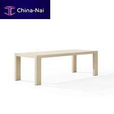 Contemporary table ACCADEMIAconcreteconcrete baserectangular