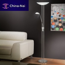 Floor-standing lamp BAYA steelglasscontemporary