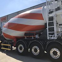 Concrete mixer truck TRM12diesellightweight