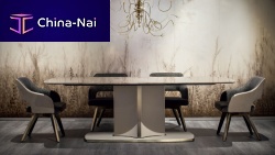 Contemporary table VOYAGEmarblerectangular