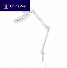 Desk lamp MAGNI 22Wmagnifyingmetalglass