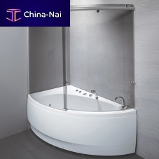 Sliding bath screen Ideatempered glass1 panel6 mm