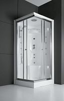 Multi-function shower cubicle K2glasswith hinged doorrectangular