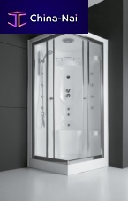 Multi-function shower cubicle K2glasswith hinged doorrectangular