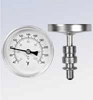 Bimetallic thermometer analogdialscrew-in