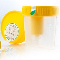 Storage sample container VACUSERA urinewith screw cap
