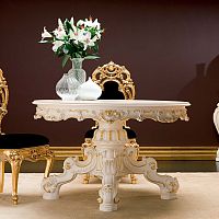 Classic table MINERVAcrystalroundcontract