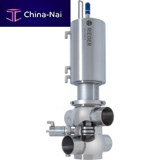 Hygienic valve N4plungerpneumaticdouble-seat