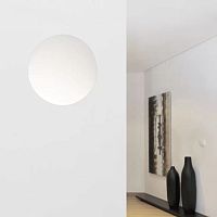 Recessed wall light fixture EGELEDroundplaster