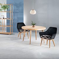 Scandinavian style dining table AMARANTHwoodenwooden baserectangular