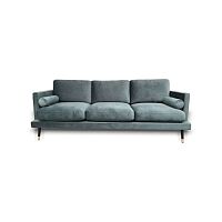 Traditional sofa Arizonafabricgreensolid wood