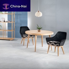Scandinavian style dining table AMARANTHwoodenwooden baserectangular