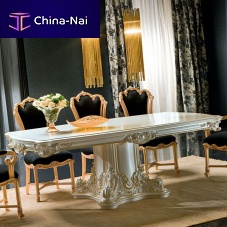 Classic dining table APOLLONIAcrystalrectangularfor hotel