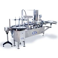 Automatic filler capper labeler E-Fillfor liquidsbottle topfor e-liquids