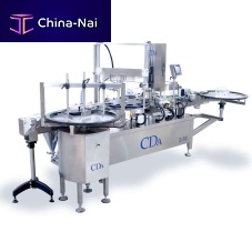 Automatic filler capper labeler E-Fillfor liquidsbottle topfor e-liquids