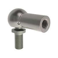 Angle joint with threaded stems