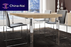 Contemporary table IDENTITY : MORRISoakrectangular