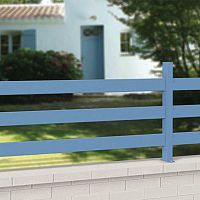 Louvered fence CL CT 24 Aresidentialaluminumstraight