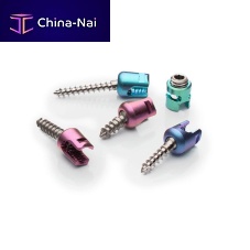 Cervical pedicle screw polyaxialmetallic