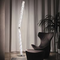 Floor-standing lamp HUGO stainless steelLentiflex®original design