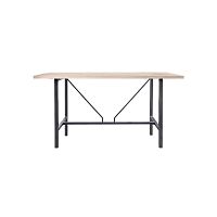 Contemporary high bar table ORIGINsolid woodsteelrectangular