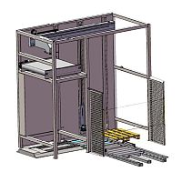 Pick-and-place depalletizer for cansjarfor plastic containers