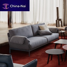 Contemporary sofa Ennafabricleathercustomizable color