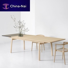 Contemporary table MAISAsolid woodFenix NTM®rectangular