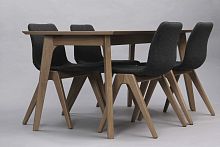Contemporary dining table DALBY oaksolid woodrectangular