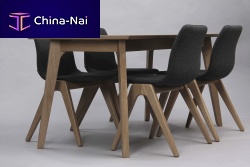 Contemporary dining table DALBY oaksolid woodrectangular