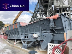 Receiving hopper unloadingfor trucksfor bulk materials