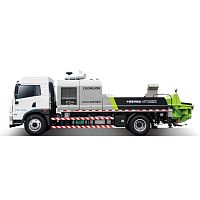 Mobile truck-mounted concrete pump 10022Rfor construction