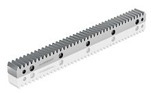 Straight-toothed rack and pinion steel