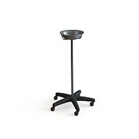 Trolley-mounted surgical basin stand 10.AD.1451stainless steel