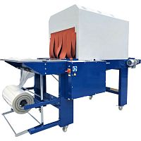 Manual sleeve wrapping machine ECOPAC 650bottlewith shrink tunnel
