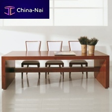 Contemporary dining table C1249walnutcherrywoodcherrywood base