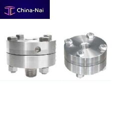 Diaphragm seal with flange connection S21 series with threaded connectionfor pressure gaugesprocess