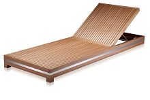 Contemporary daybed BODONIwoodengardenadjustable backrest