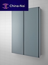 Contemporary bathroom cabinet ST285metalwall-mountedwith mirror