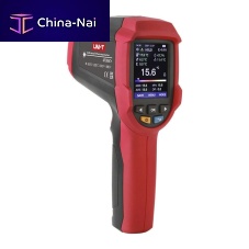 Infrared thermometer UT305+ serieswith LCD displayrelative humidityhigh-precision