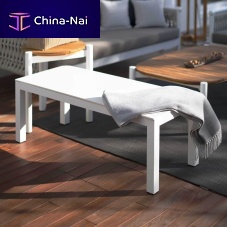 Contemporary bench FLAIRaluminumHPLwithout backrest