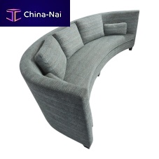 Semicircular sofa MY TAYLOR IS RICHcontemporaryfabricgray