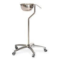 Trolley-mounted surgical basin stand MSK 7000stainless steel