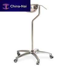 Trolley-mounted surgical basin stand MSK 7000stainless steel
