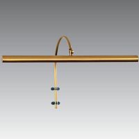 Contemporary picture light TRIANON 40 brushed brassLEDindoor